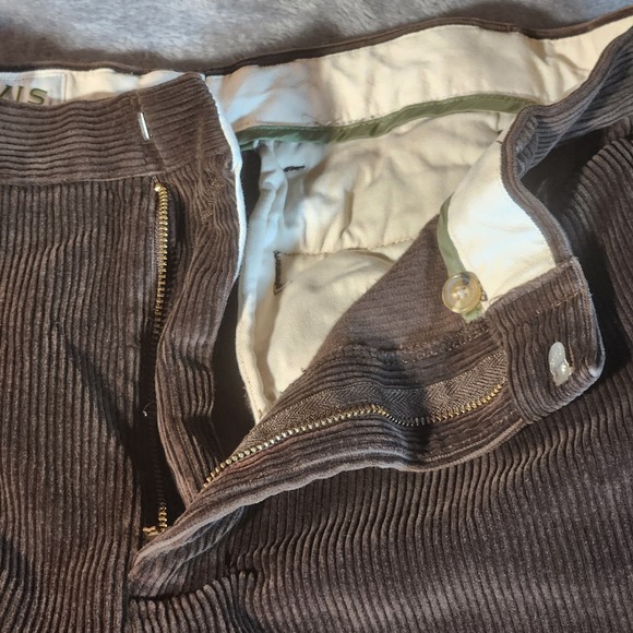 Orvis Pants Mens 36 Brown Classic Collection  5‎ Pocket Trek Corduroy Gorpcore - Picture 3 of 8